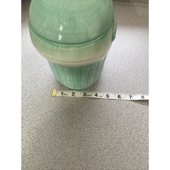 Port Phillip Shore Line Teal Whale Ceramic Cookie Jar Salt Water Marine Mammals - Picture 10 of 10